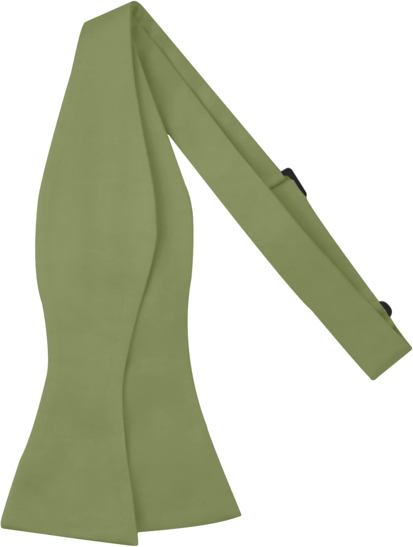 Jacob Alexander Men's Self Tie Freestyle Solid Color Bowtie