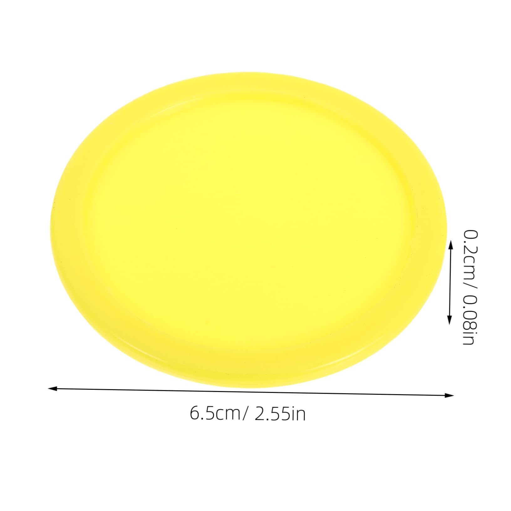 GOOHOCHY 2pcs Hockey Game Training Ice Hockey Plastic Accessories 64mm Skill Improvement Easy to Use