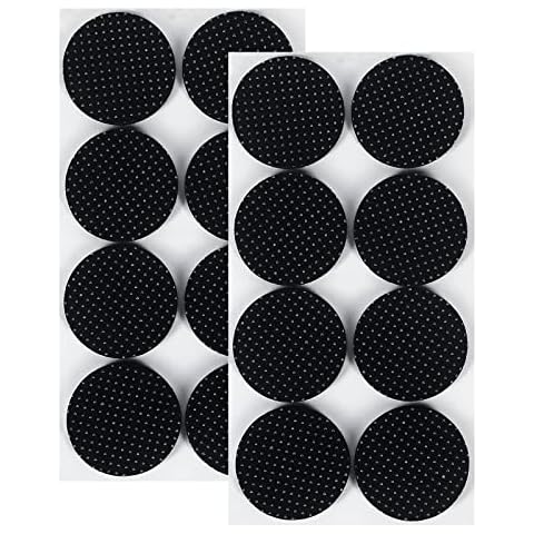 GINOYA 50mm Non Slip Furniture Pads, 16pcs Adhesive Furniture Grippers with Anti-skid Dots for Hardwood Floors Cover