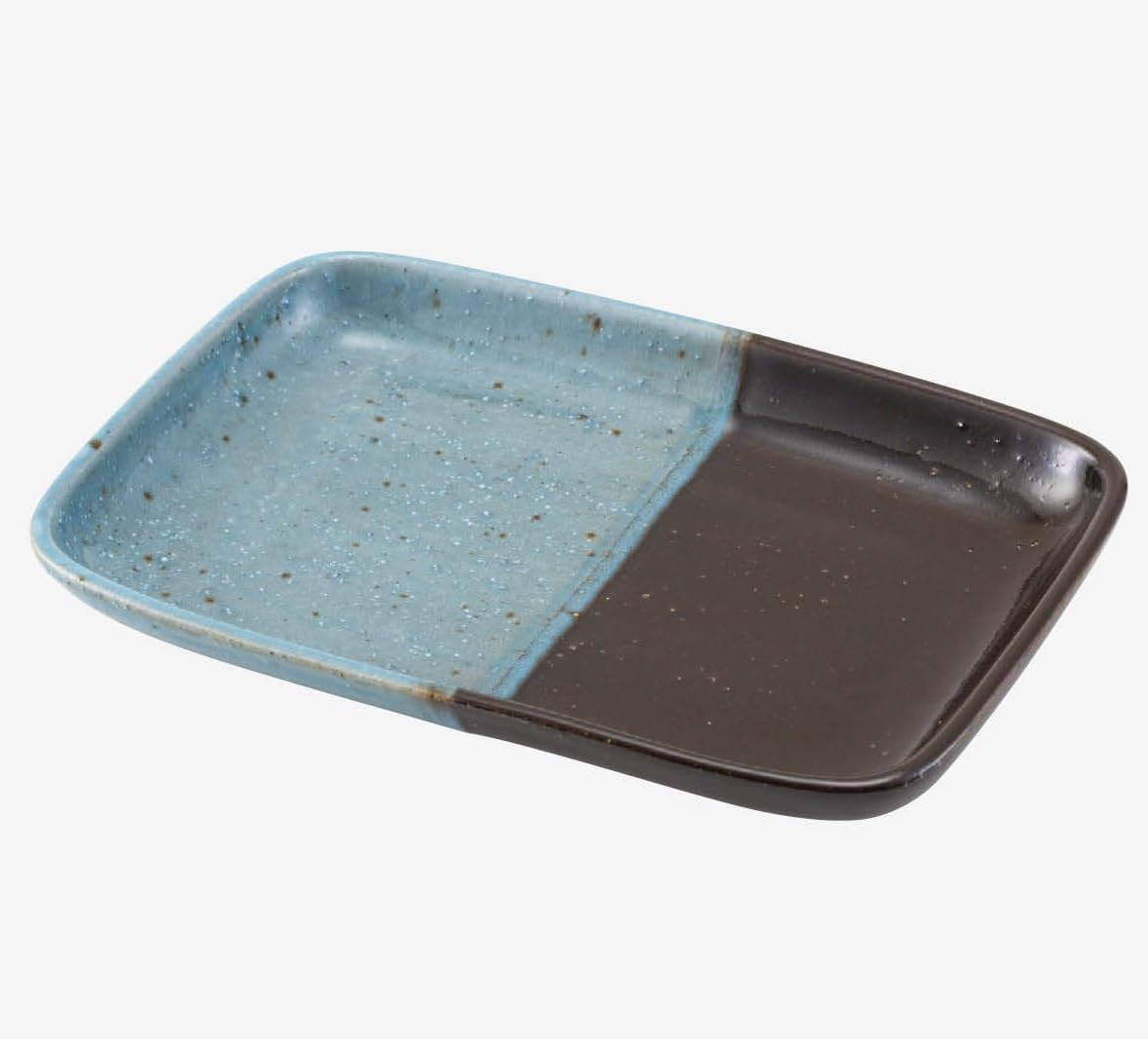 波佐見焼 KAKEWAKE ロングトレイ M 青