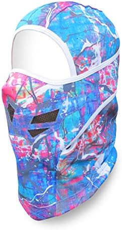 Full Balaclava Ski Face Mask. Use for Snowboarding & Cold Winter Weather Sports (One Size, Rainbow Mix)