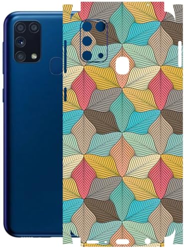 Image of AtOdds - Full Body Back Screen Guard Protector Film - Lamination Wrap Skin Sticker Compatible with Samsung Galaxy M31 | Scratchproof Matte Finish (Autumn)