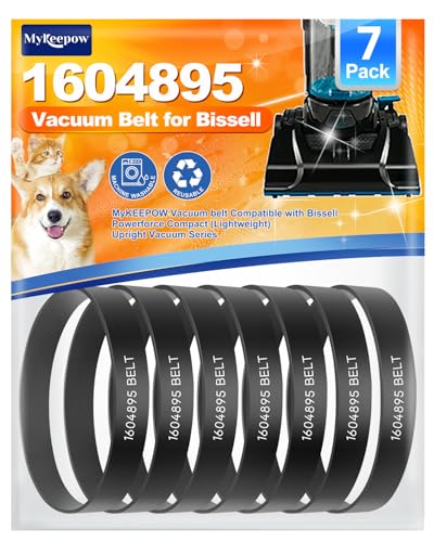 1604895 Belt Compatible with Bissell Powerforce Compact Upright Vacuum
