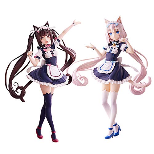 Tongyundacheng Nekopara Chocola Vanilla PVC Action Figure Anime Model Collectible Desktop Decoration for Gifts 20CM - Image 3