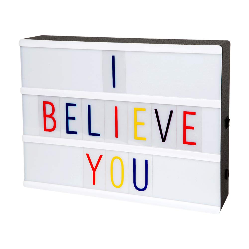 LitEnergy A4 Size Cinematic Light Up Box with LED Light (Colour Version)