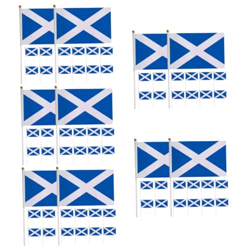 Drapeaux Écossais À Main de petite taille pour décorations de fêtes et rassemblements - 2