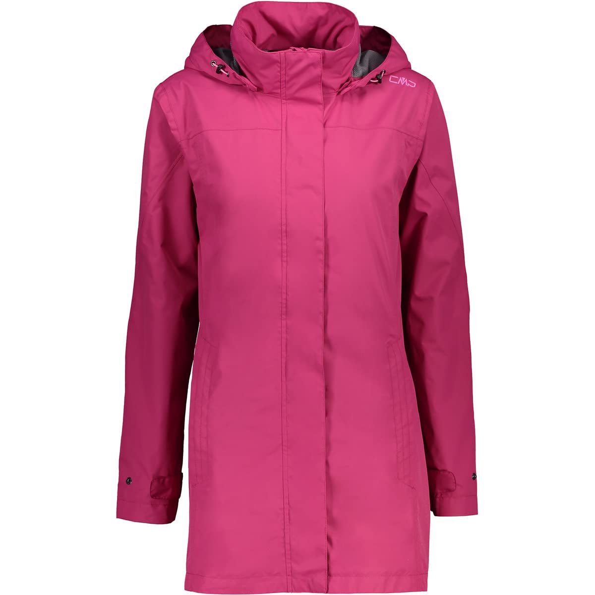 CMP - Woman Jacket Snaps Hood, Geranium, L