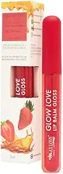 Glow Love - Lip Balm Gloss Morango - MAX LOVE