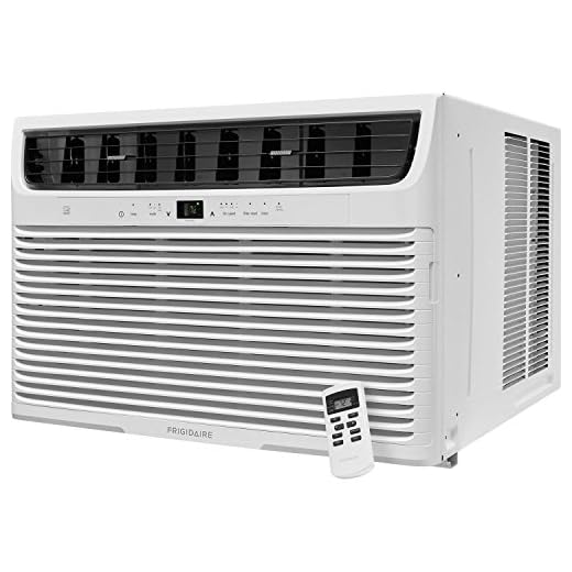 Frigidaire 22,000 Btu 230V Window-Mounted Heavy-Duty with Temperature Sensing Remote Control Air Conditioner, White
