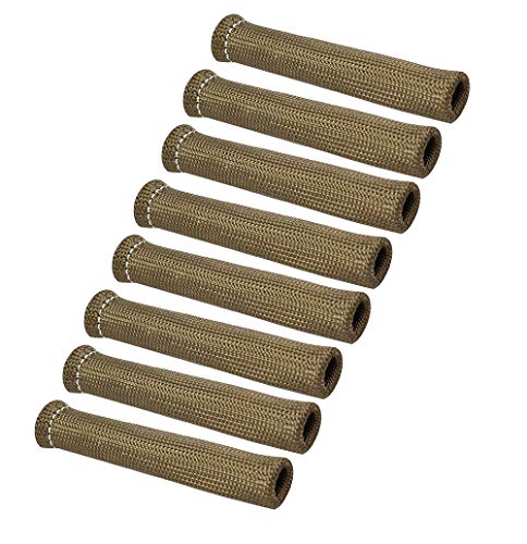 Labwork DOES NOT APPLY Titanium 1800° Spark Plug Wire Boots Heat Shield Protector Sleeve Fit thumb #1