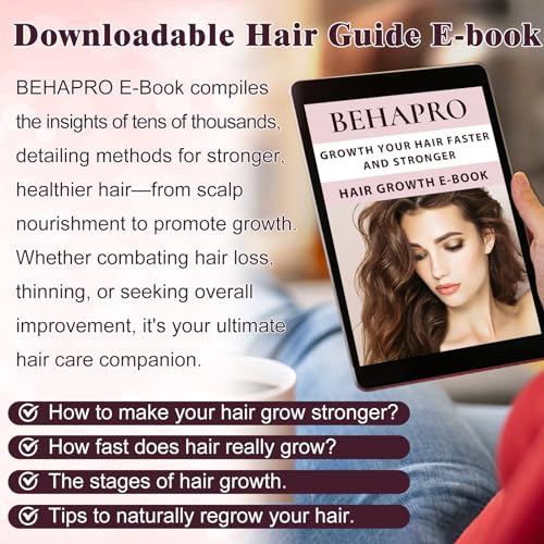 BEHAPRO Rosemary Oil for Hair Growth,w/Hair Growth Serum,Hair Growth Shampoo,Diluted Rosemary Oil Biotin Castor Oil & Argan Oil for Hair Loss Care Treatment Hair Thickening Products for Women Men - Image 7