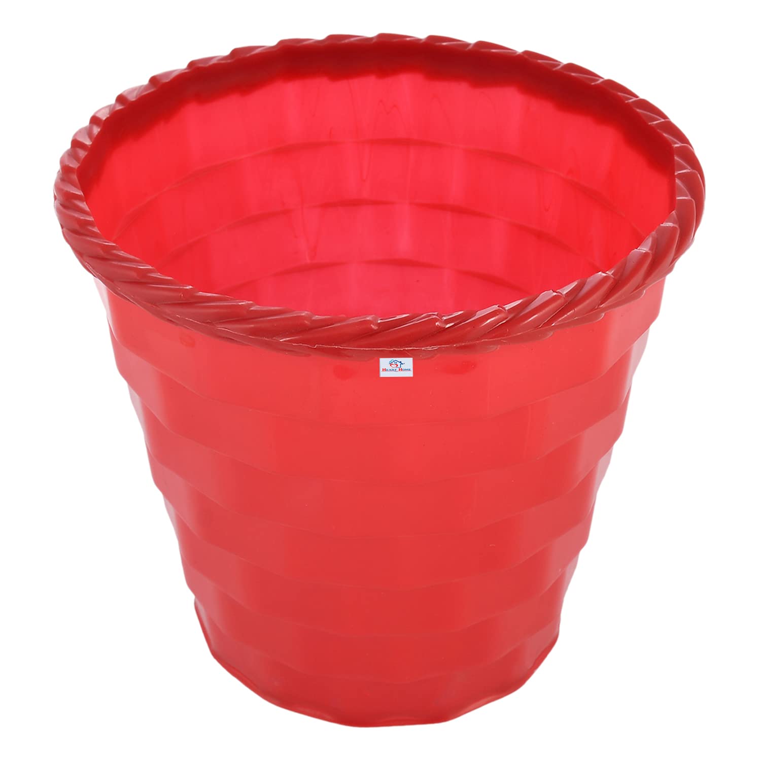 Heart Home Brick Flower Pot|Durable Plastic Flower Pots|Planters for Home D�cor|Garden|Living Room|Balcony|8 Inch (Red) (B0BP7VNT1N) Amazon Price History, Amazon Price Tracker