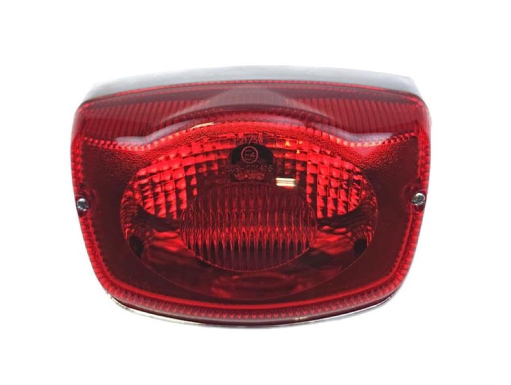 Streetparts24 Rücklicht Bremslicht E-Prüfzeichen passend für Piaggio Vespa LX, LXV, S 50 125 – 12V 18/5W BAY15D Glühbirne