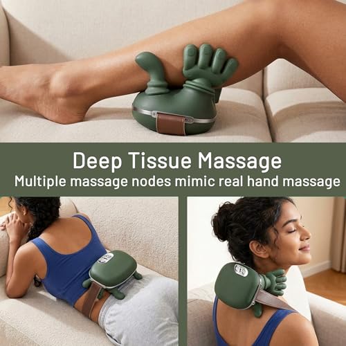Image of Bionic Wireless Portable Shiatsu Shoulder & Neck Massager for Cervical Pain