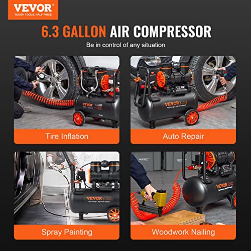 VEVOR 6.3 Gallon Air Compressor