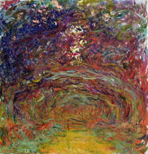 Cuadro Monet il Sentiero de alta calidad artística para decoración de salón 60x90cm