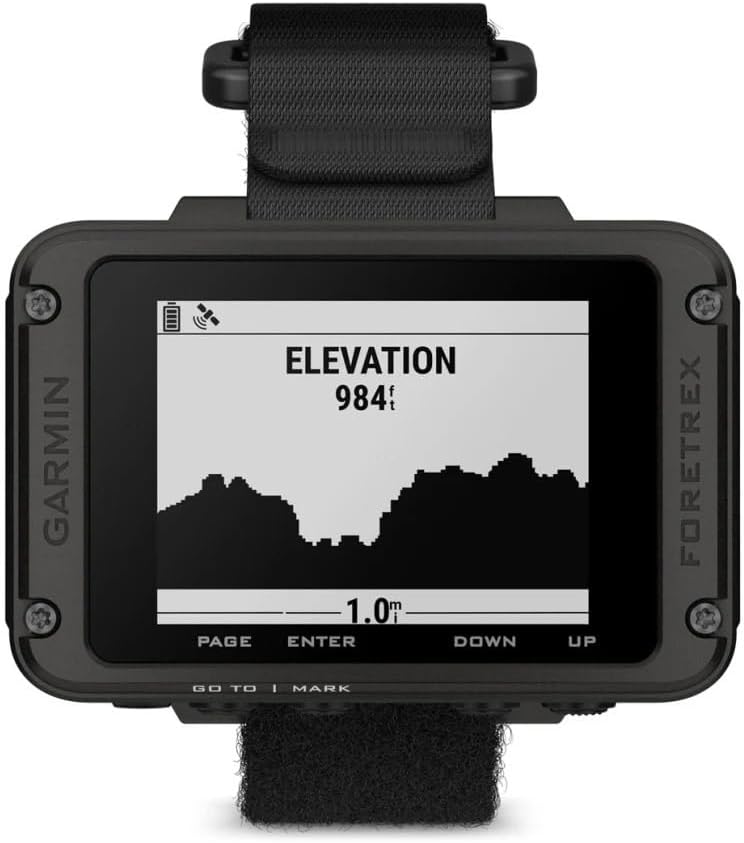 Miniatura 8 de Garmin Foretrex 801 - Navegación GPS montada en la muñeca con correa para caza, senderismo y hombres militares - Reloj táctico para recreación al