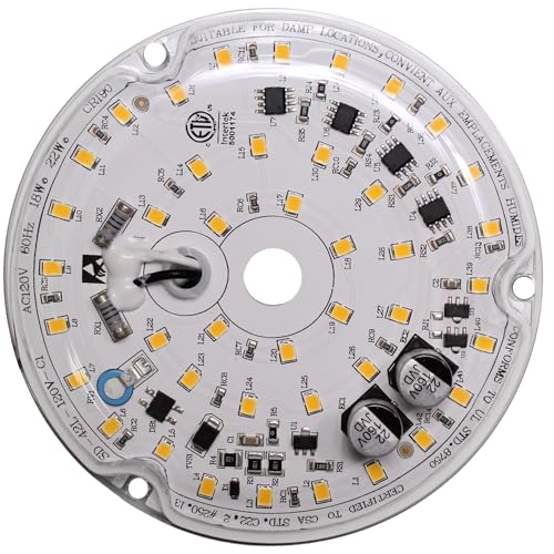 Comfort Direct Mazon LED Light Array Bulb Replacement for Harbor Breeze Ceiling Fans MZ44BNK3LR MZ44MBLK3LR MZ44WW3LR MZ44NWZ3LR Brighter + Dimmable