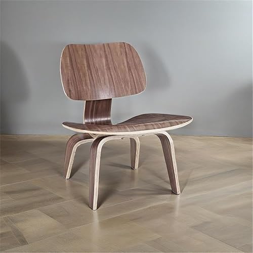 Miniatura 2 de Hawthorne Collections Silla decorativa de madera contrachapada moderna de 15 pulgadas con almohadillas de goma para los pies, construcción