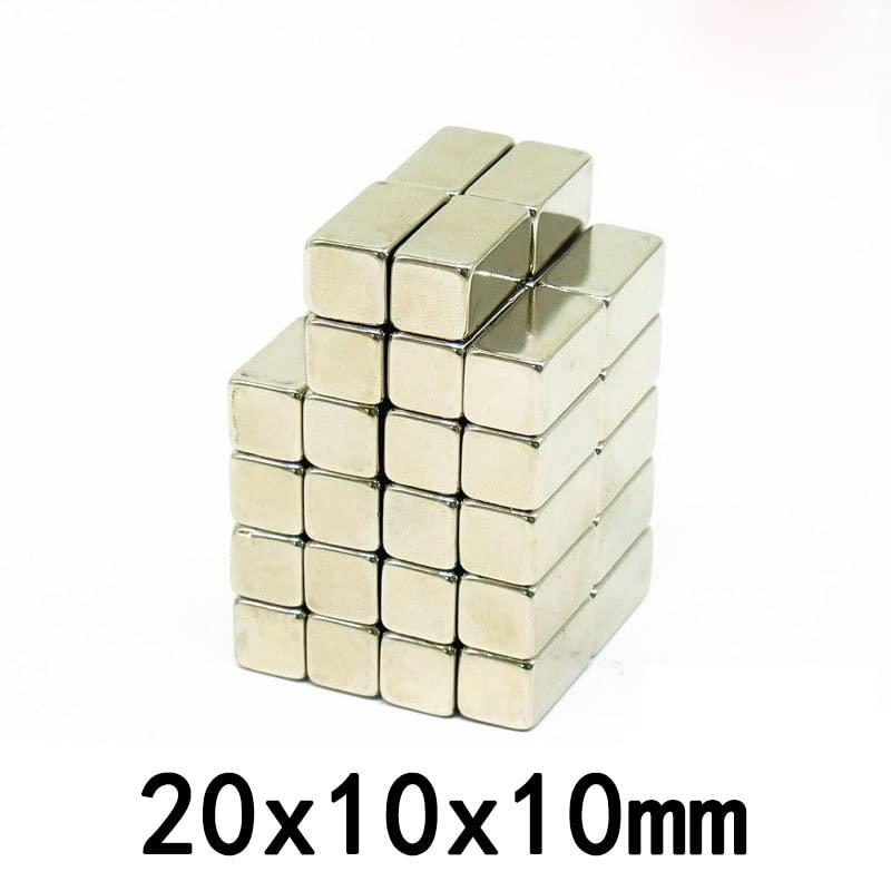 20/30/50pcs 20x10x10 mm Super Cuboid Block 20x10x10mm Neodymium Magnetic 20mm*10mm NdFeB 20 * 10 * 10 mm Magnets(1pcs)