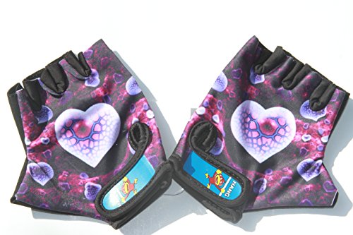 HANG Monkey Bar Gloves 7 and 8 Years Old Kids with Grips Control