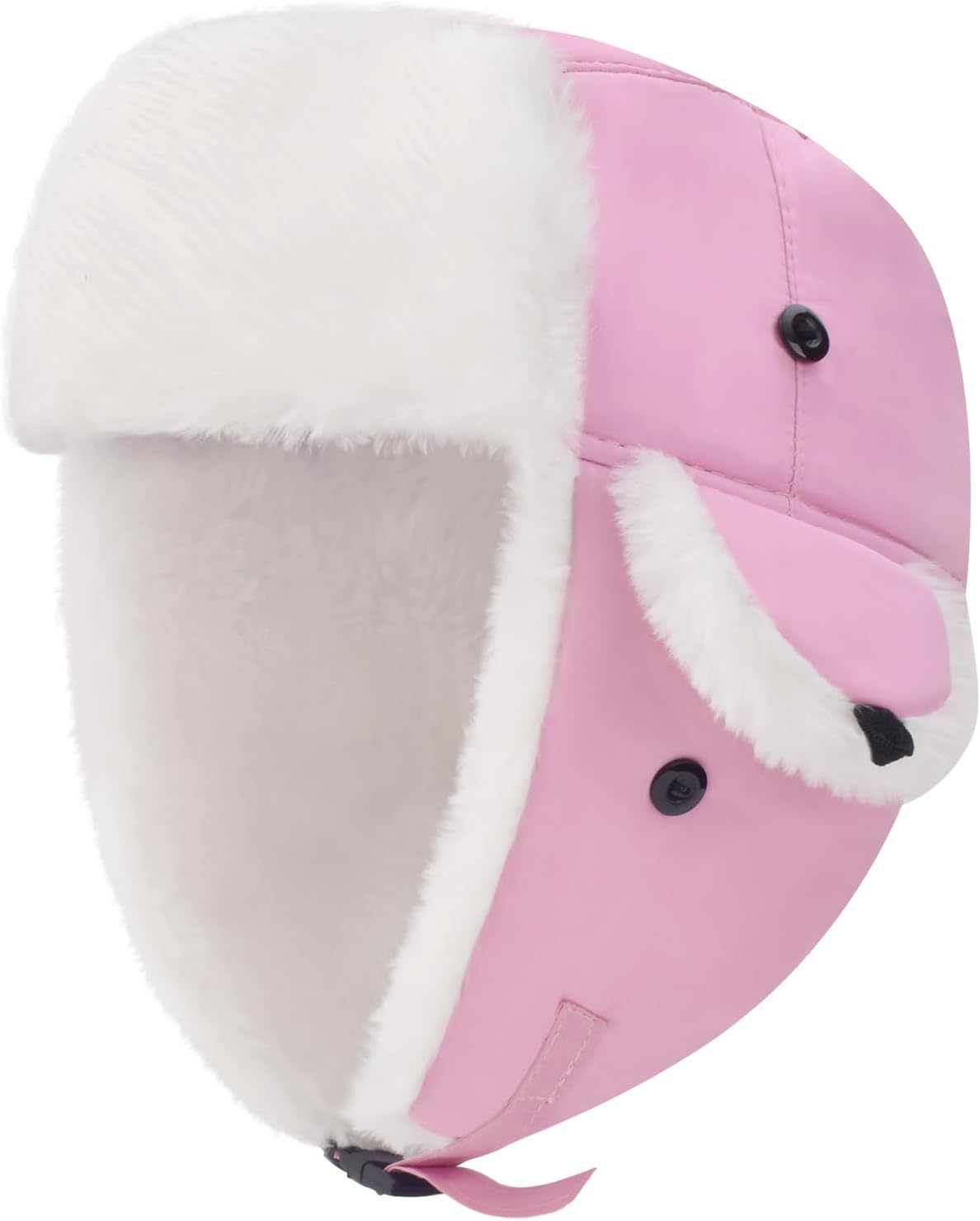 Boys Girls Winter Trapper Hat Outdoor Windproof Warm Hat Kids Fleece Lined Ski Cap with Earflap 3T-8T
