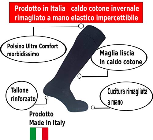 Lucchetti Socks Milano 4 PAIA calze da uomo LUNGHE...