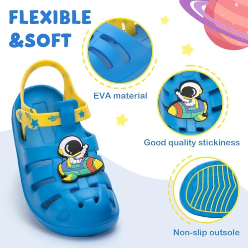Boys Girls Sandals Toddler Lightweight EVA Water Shoes Kids Closed Toe Fisherman Sandals Summer Beach Sports Shoes Outdoor2