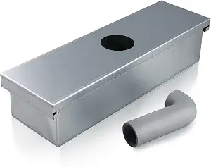 Grease Box for Commercial Exhaust Fans and Food Truck Exhaust Fans, Grease Catcher Includes Downspout, Rooftop Grease Holder for Kitchen