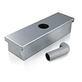 Grease Box for Commercial Exhaust Fans and Food Truck Exhaust Fans, Grease Catcher Includes Downspout, Rooftop Grease Holder for Kitchen