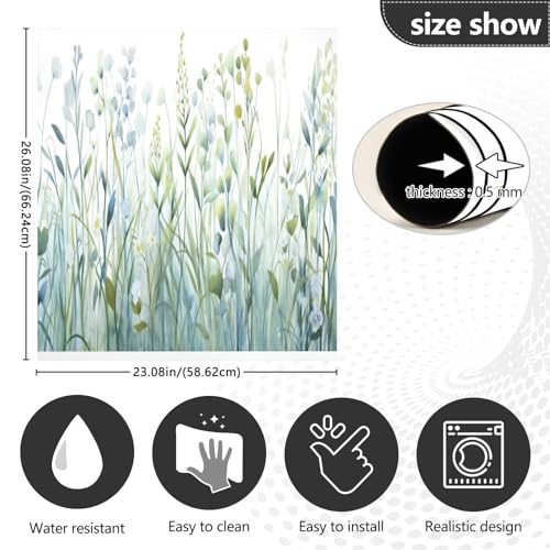 Imán decorativo rectangular para refrigerador y lavavajillas miniatura 3