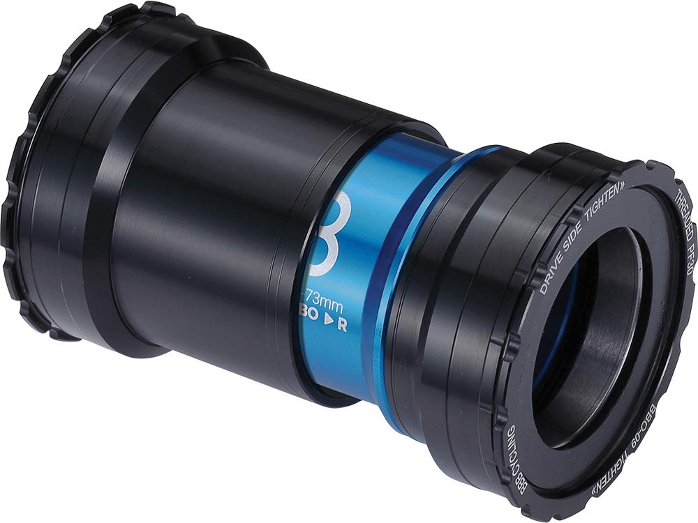 BBB Cycling BBO-09 BottomFit PF30 Bottom Bracket, Black/Blue