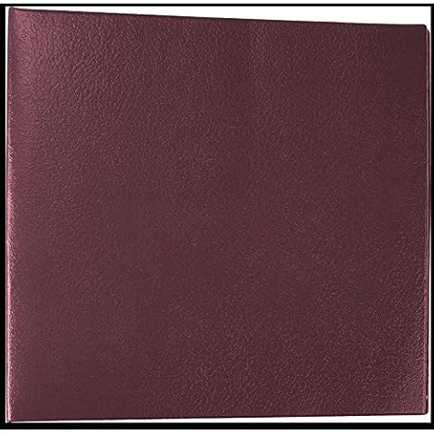 EGP End Stub Deskbook Checks Cover, 9 1/2" x 9", Burgundy Cover