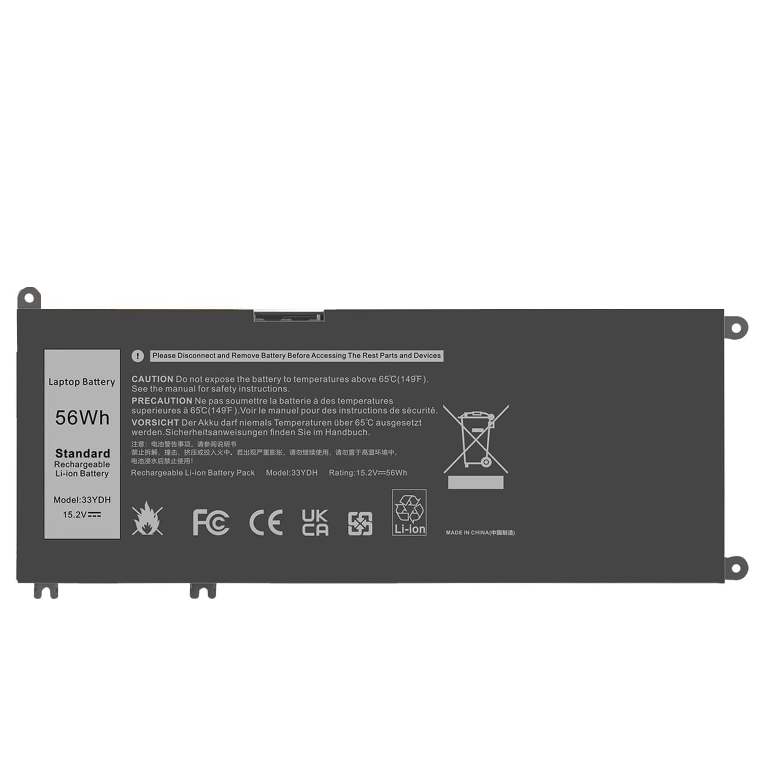 Amazon.co.jp: 33YDH 15.2V 3684mAh Dell Inspiron 15 7577 17 7000