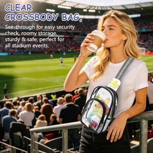 Bolsa transparente de PVC resistente y cremalleras de metal suave 6