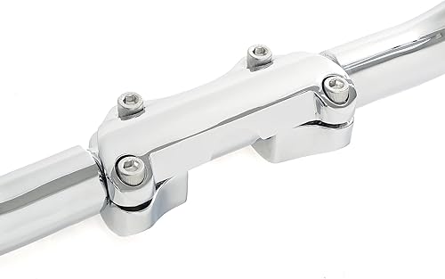 Miniatura 7 de TCT-MOTORPARTS Abrazadera superior de elevadores de manillar de 1 pulgada para Harley Touring Road King Glide 1988-2023