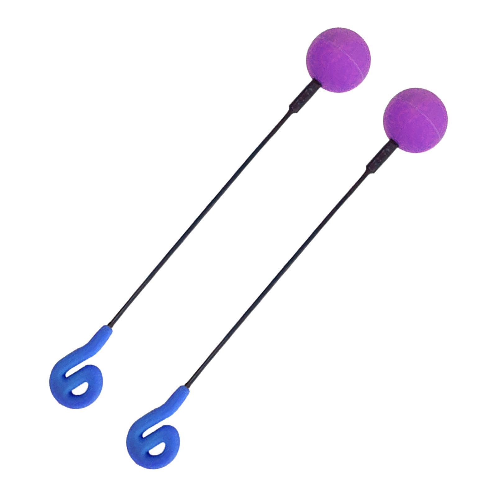 2 Friction Gong Mallets Set de Percusión para Gong Grande Cabezal de Goma Ofrece Resonancia Y Sonidos de Ballena Adecuado para Relajación Meditación Y, 2 piezas