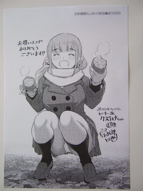 夜画帳　購入特典　ポストカード　イラストカード　描き下ろしペーパー　13枚 Amazon.co.jp: ワンダーグー 限定 ヤンキーJKクズハナちゃん 13