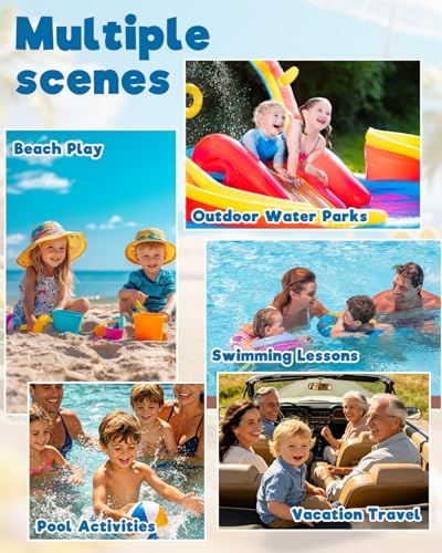 Image of ALVABABY Swim Diapers 3pcs Baby & Toddler Snap One Size Reusable Adjustable Baby Boys' Swim Diapers for Swimming Lessons 3SWY78