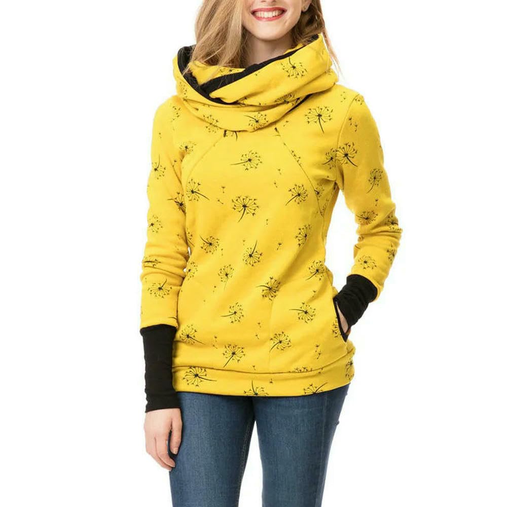 GLDFW - Sudadera con capucha de maternidad y lactancia, para invierno y otoño, embarazadas, para mujeres embarazadas