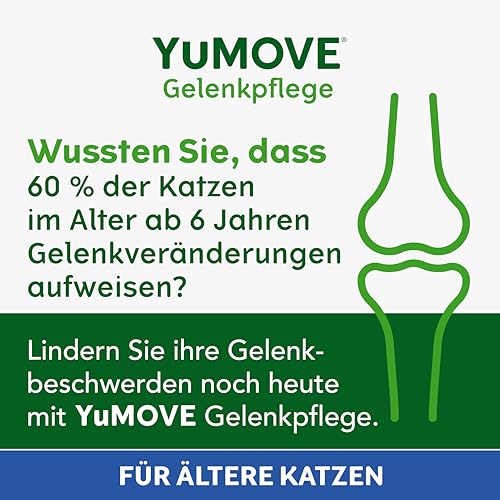 YuMOVE Grünlippmuschel Katze Ab 8 Jahren - 60 Sprinkle Kapseln - 100mg Jede Kapseln Patent Angemeldet ActivEase Grünlippmuschelextrakt - Natürlicher Gelenk Komplex Für Katze & Tägliche Beweglichkeit
