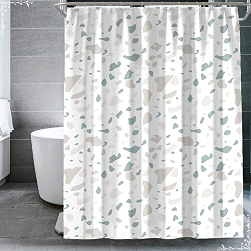 Dsnyu Bathtub Shower Curtain Liner, Colorful 60X78 Shower Curtain Liner, Geometric Patten Printed Polyester Shower Curtain #TOP2