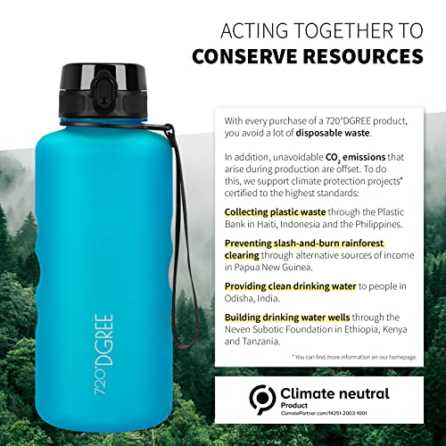 Image of 720DGREE Water Bottle 2l inchuberBottle inch softTouch +Sieve - BPA-Free, Leakproof, Reusable Drinking Bottle - XXL Sports Bottle for all Day Hydration, Gym, Fitness, Office, University, Hiking, Travel