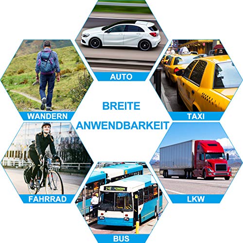 GPS Navi Navigationsgerät für Auto 2023 - Navigation für Auto PKW LKW Navi 7 Zoll Lebenslang Kostenloses Kartenupdate… - Image 6
