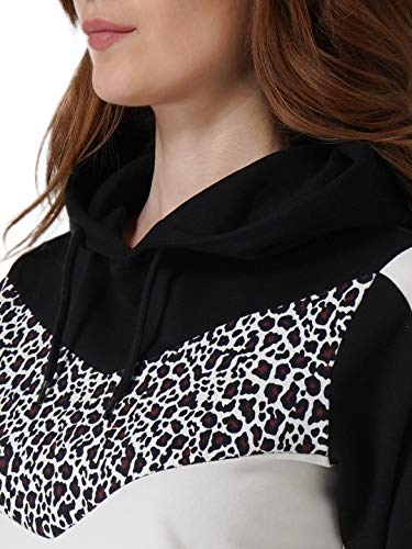 Image of Mode by Red Tape Women's Cotton Hooded Neck Sweatshirt