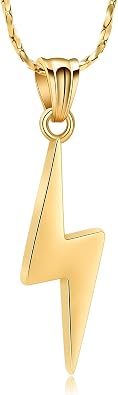 Lightning Bolt Urn Necklaces for Ashes Thunderbolt Cremation Jewelry for Ashes Keepsake Memorial Necklace for Women Men Jewelry Ashes Holder Vertical Lightning Urn Pendant