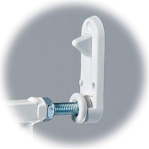 Miniatura 3 de KidCo Safeway - Puerta para bebés de liberación rápida para bloquear escaleras o pasillos y dividir habitaciones, 42.5 x 30.5 pulgadas, acero, blanco