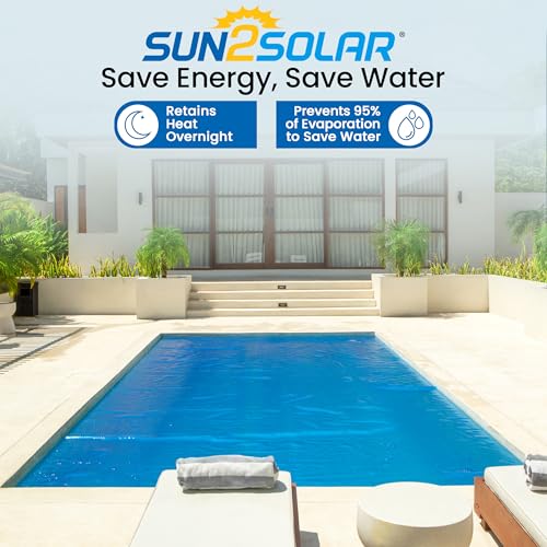Cobertor Solar para Piscina Oval 21 x 41 pies 16 Mil miniatura 2