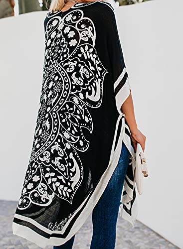 Vestido de playa tipo kimono largo de gasa para tus tardes de piscina S-kini 3