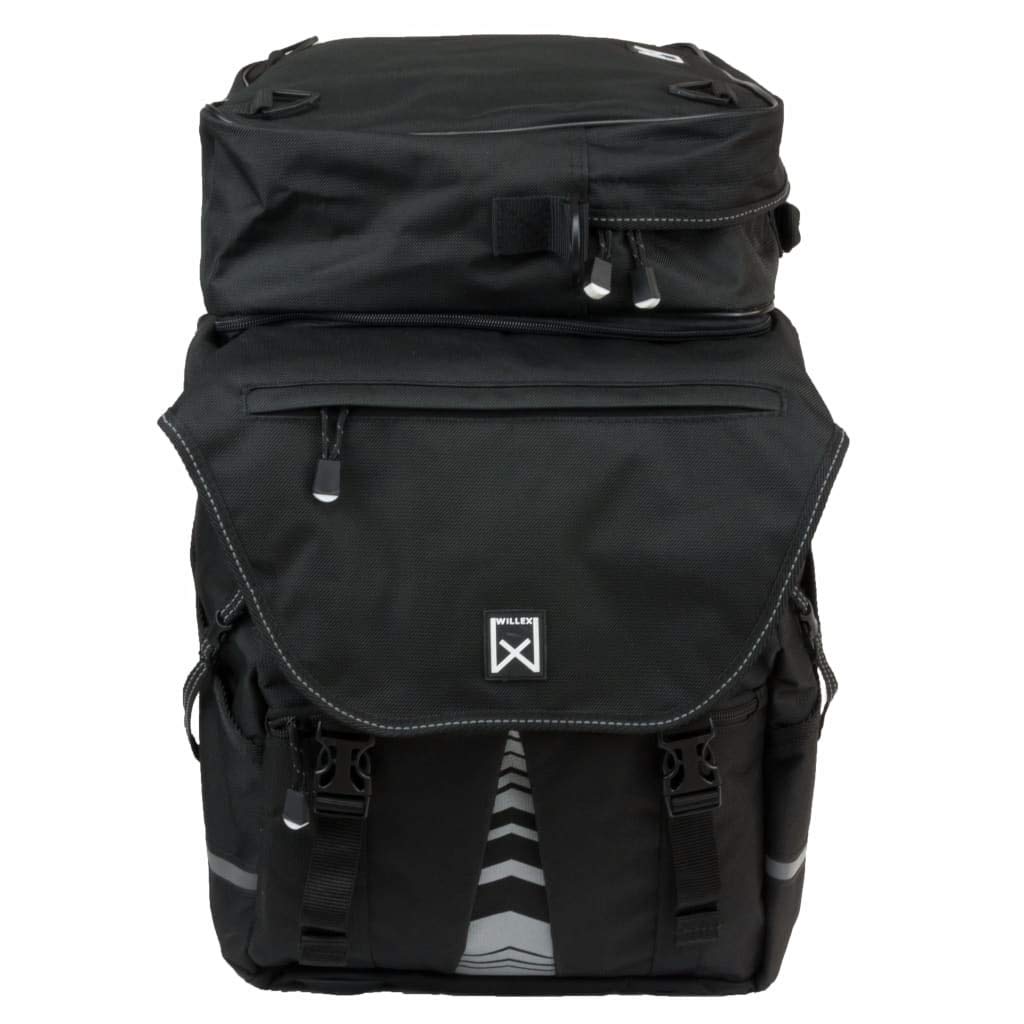 Willex Doppelte Gepäckträgertasche XL 1200 mit Oberfach